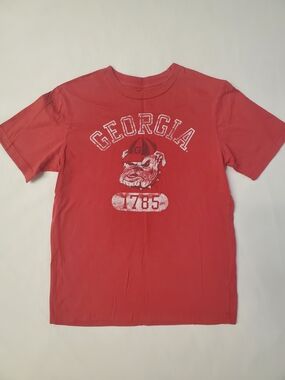 Youth XL University T Georgia Bulldogs Red Graphic Tee